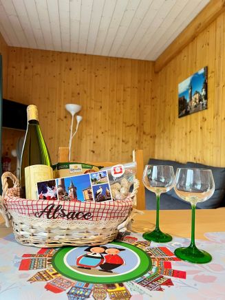 panier vin chalet